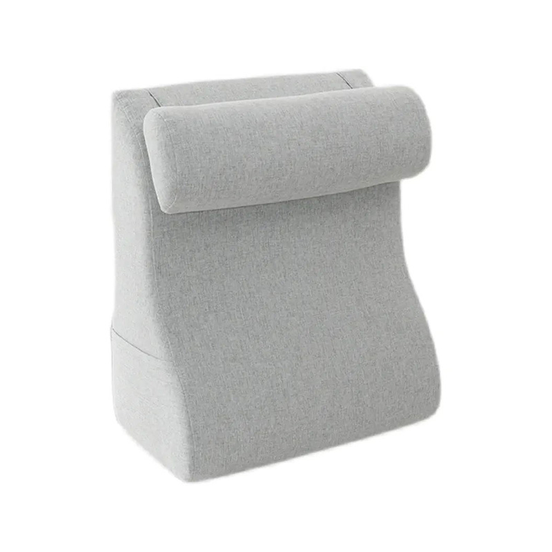 Katil kusyen segi tiga bantal besar boleh tanggal dan boleh basuh sofa tunggal tatami pinggang kepala katil sandaran kepala beg lembut