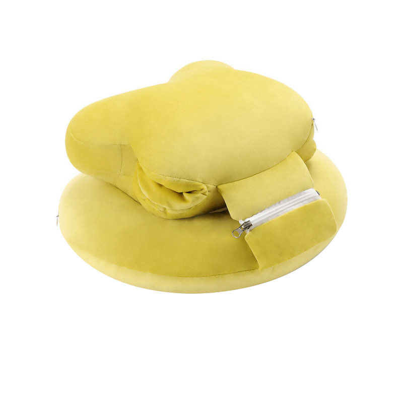 Amazon pelbagai fungsi bantal leher tersuai boleh laras bantal tidur tidur bantal leher tiga dalam satu ergonomik