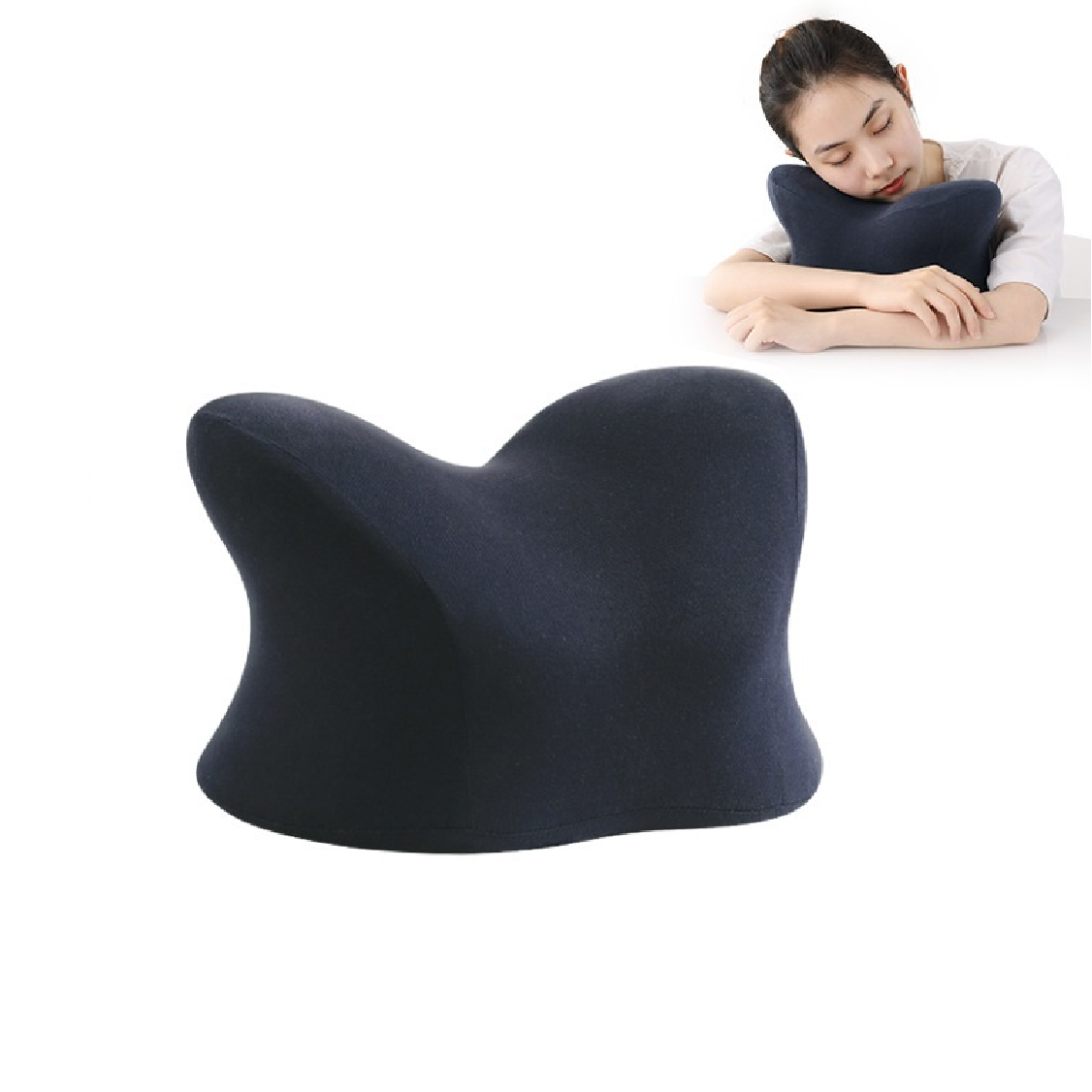Slow rebound memory foam pelajar nap pillow nap bantal leher bantal leher bantal