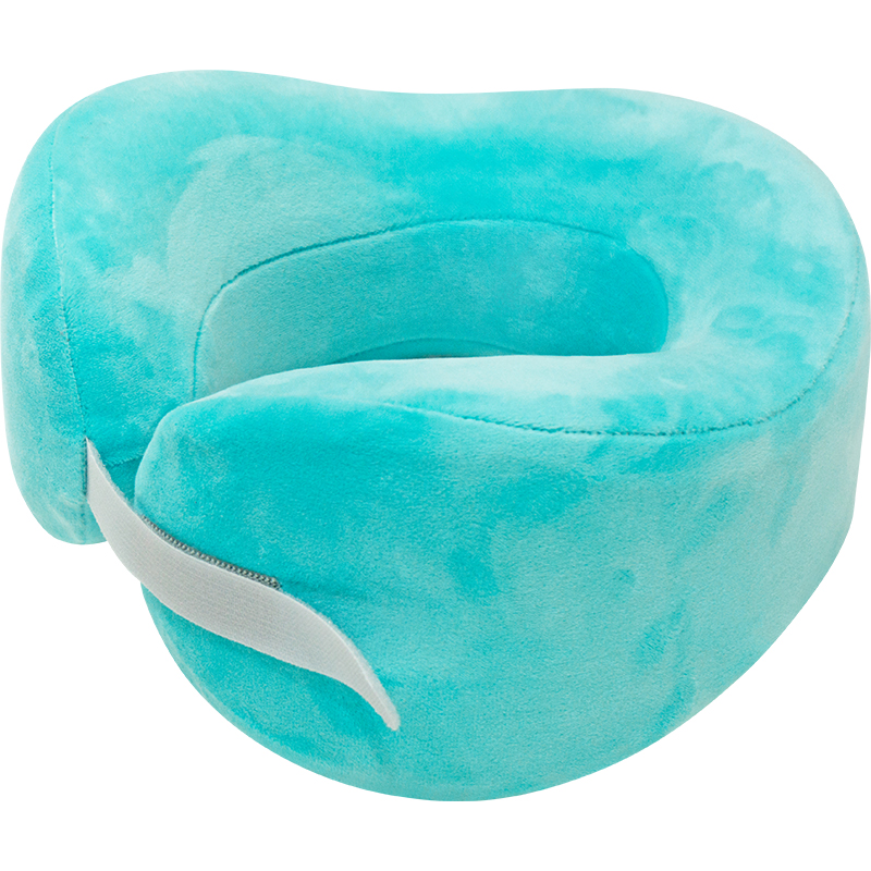 Microfiber Leher Memory Foam Bantal bentuk U