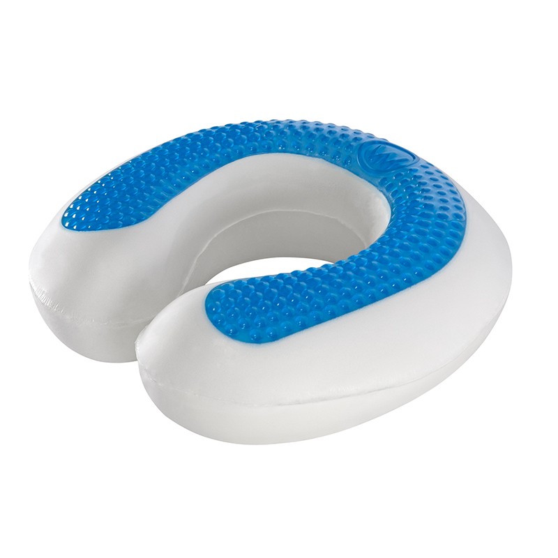 Car Travel Memory Foam Gel Kusyen Bantal Leher berbentuk U