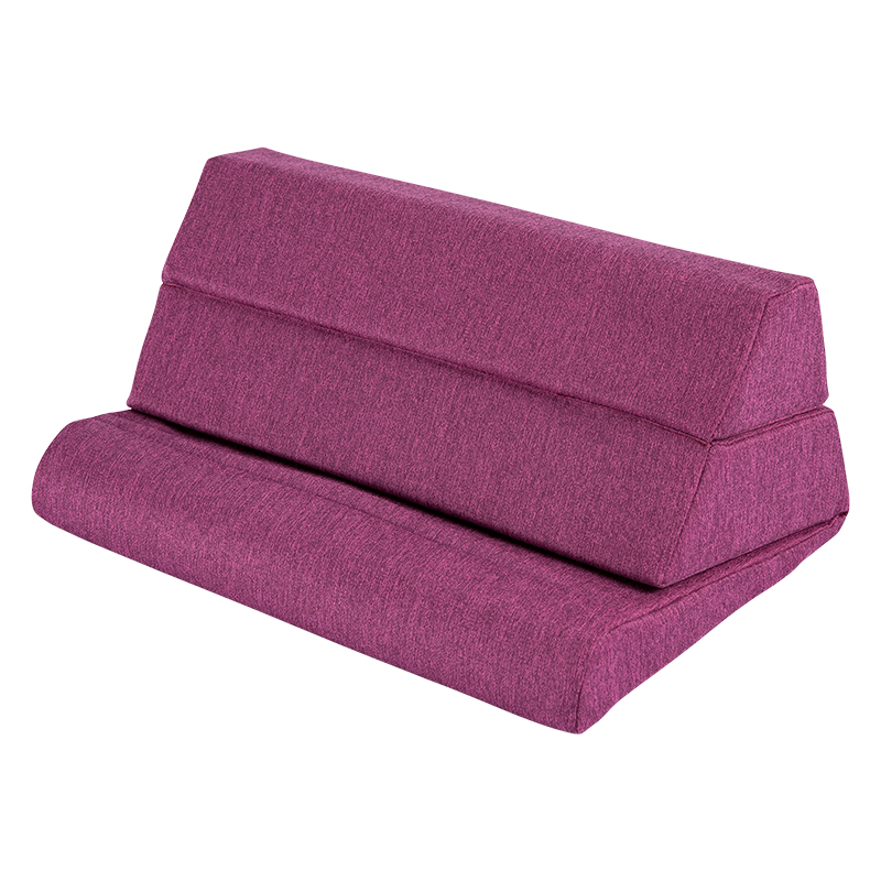 3 dalam 1 Memory Foam Folding Multi Function Pillow Ipad Tablet Stand Bantal Dengan Cubby Storage